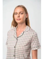 Kostkovaná noční košile –   model 18362917 - Vamp