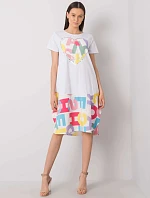 Šaty DHJ SK 13119.26P bílá