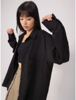 Košile LK KS 509356.27P černá Košile LK KS 509356.27P černá